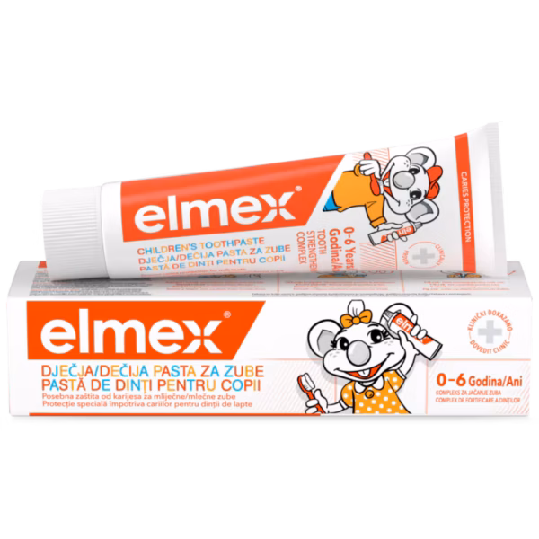 Elmex otroška zobna krema (0-6 let), 50 ml Elmex otroška zobna krema (0-6 let), 50 ml