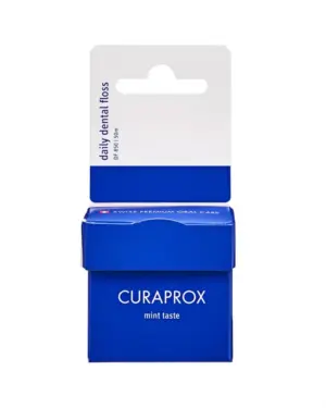 Curaprox DF850 povoščena zobna nitka, 50 m