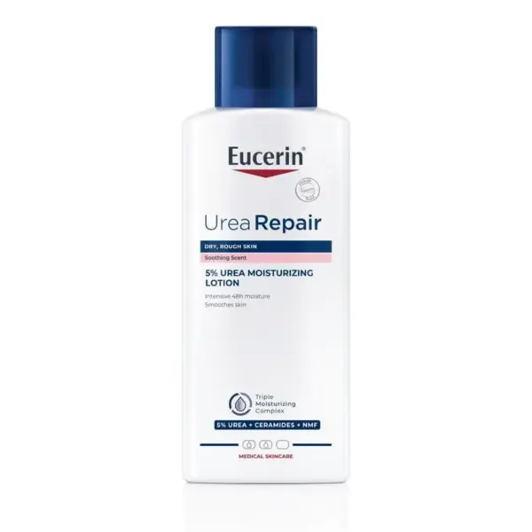 Eucerin UreaRepair losjon za telo s pomirjajočim vonjem 5 % urea, 250 ml Eucerin UreaRepair losjon za telo s pomirjajočim vonjem 5 % urea, 250 ml