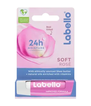 Labello Soft Rosé balzam za ustnice, 4,8 g