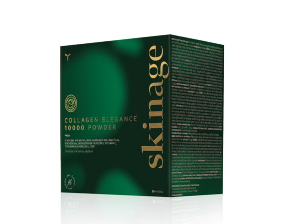 Yasenka Skinage Collagen Elegance 10000 prašek v vrečkah, 20 x 13,7 g Yasenka Skinage Collagen Elegance 10000 prašek v vrečkah, 20 x 13,7 g