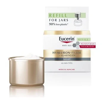 Eucerin Hyaluron-Filler + Elasticity nočna krema - refill, 50 ml Eucerin Hyaluron-Filler + Elasticity nočna krema - refill, 50 ml