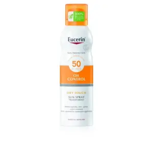 Eucerin Sun Oil Control Dry Touch prozoren sprej za zaščito pred soncem ZF 50, 200 ml