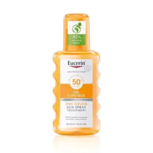 Eucerin Sun prozoren sprej za zaščito pred soncem ZF 50+, 200 ml