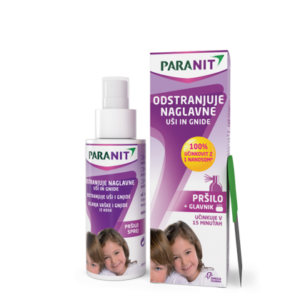 Paranit losjon za odstranjevanje naglavnih uši in gnid v pršilu, 100 ml + glavnik