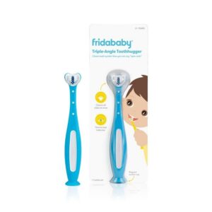Frida Baby Trikotna otroška zobna ščetka ToothHugger - modra, 1 zobna ščetka