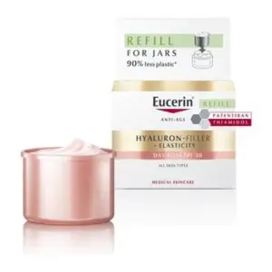 Eucerin Hyaluron-Filler + Elasticity Rosé dnevna krema ZF30 - refill, 50 ml