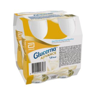 Glucerna Advance 1,6 kcal okus vanilija, 4 x 220 ml