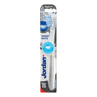 Jordan Target White mehka zobna ščetka, 1 ščetka Jordan Target White mehka zobna ščetka, 1 ščetka