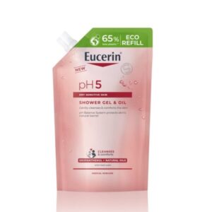 Eucerin pH5 oljni gel za prhanje - refill, 400 ml