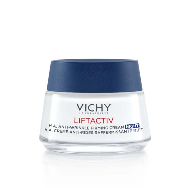 Vichy Liftactiv H.A. Nočna nega za korekcijo gub in čvrsto kožo obraza, 50 ml Vichy Liftactiv H.A. Nočna nega za korekcijo gub in čvrsto kožo obraza, 50 ml
