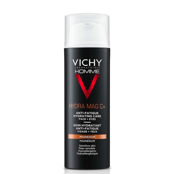 Vichy Homme Hydra Mag C+ Vlažilna krema za obraz in okoli oči, 50 ml Vichy Homme Hydra Mag C+ Vlažilna krema za obraz in okoli oči, 50 ml