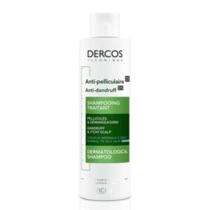 Vichy Dercos šampon proti prhljaju za normalne in mastne lase, 200 ml