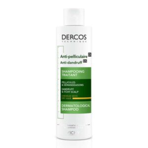 Vichy Dercos šampon proti prhljaju za suhe lase, 200 ml
