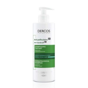 Vichy Dercos šampon proti prhljaju za normalne in mastne lase, 390 ml