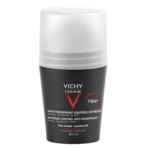 Vichy Homme Dezodorant antitranspirant (72 h) roll-on, 50 ml