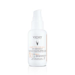 Vichy Capital Soleil UV-Age dnevni tonirani fluid za obraz ZF50+, 40 ml