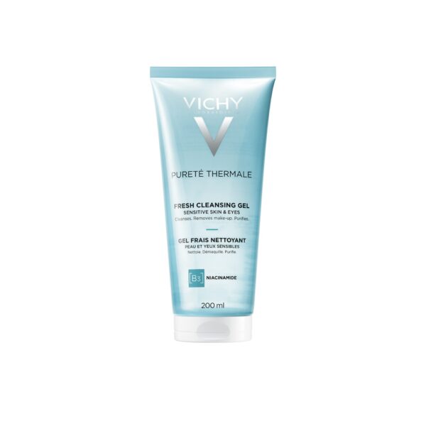 Vichy Purete Thermale Sveži gel za čiščenje občutljive kože obraza, 200 ml