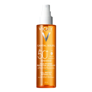 Vichy Capital Soleil Zaščitno olje za obraz, telo in konice las ZF50+ pršilo, 200 ml