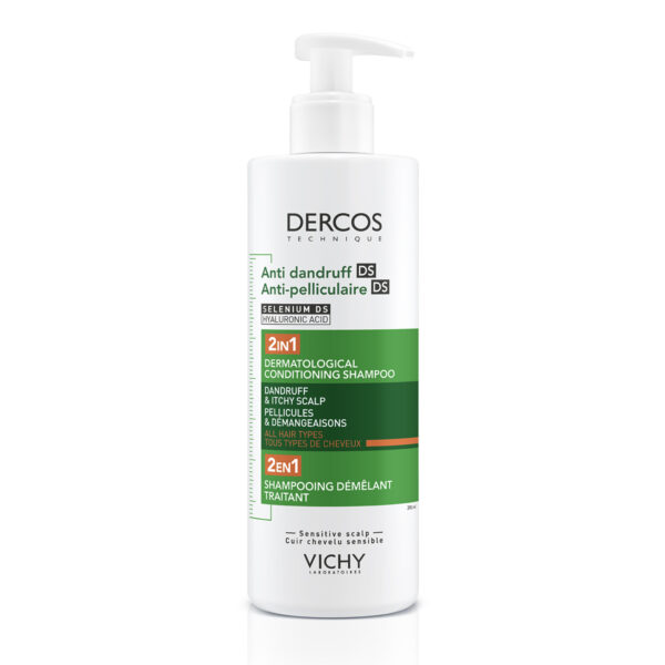 Vichy Dercos DS 2v1 dermokozmetični šampon in balzam proti prhljaju, 390 ml Vichy Dercos DS 2v1 dermokozmetični šampon in balzam proti prhljaju, 390 ml