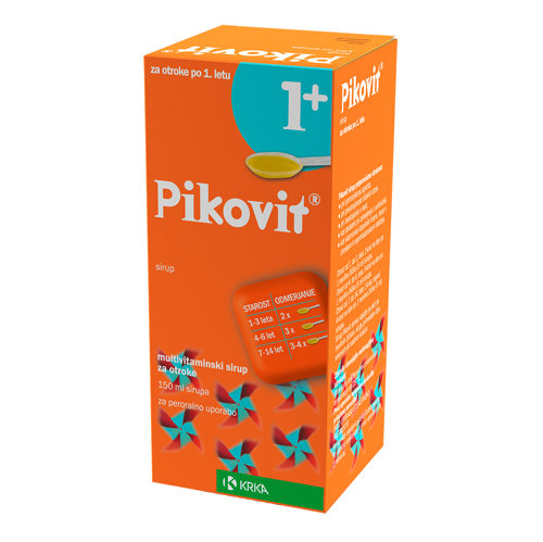 Pikovit 1+ multivitaminski sirup za otroke, 150 ml Pikovit 1+ multivitaminski sirup za otroke, 150 ml