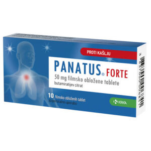 Panatus forte 50 mg filmsko obložene tablete, 10 tablet