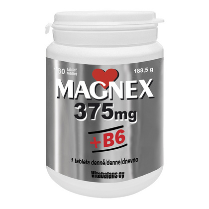 Vitabalans Magnex 375 mg + vitamin B6 tablete, 180 tablet Vitabalans Magnex 375 mg + vitamin B6 tablete, 180 tablet