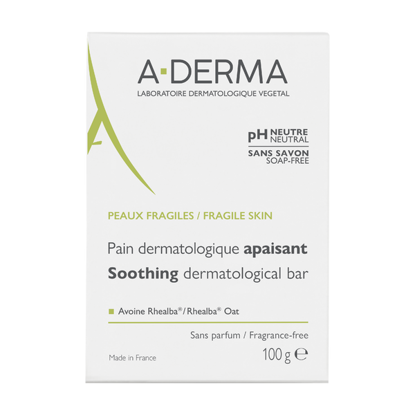 A-Derma pomirjujoči dermatološki sindet, 100 g A-Derma pomirjujoči dermatološki sindet, 100 g