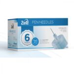 2in1 igle za inzulinske peresnike 31G (0,25×6 mm), 100 igel 2in1 igle za inzulinske peresnike 31G (0,25×6 mm), 100 igel