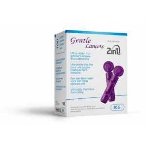 2in1 Gentle Lancets 30G lancete, 100 lancet