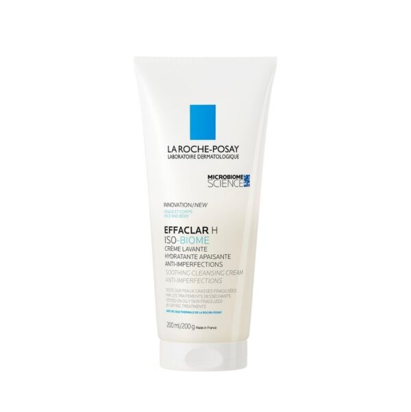 Effaclar H Iso-Biome pomirjujoča čistilna krema proti nepravilnostim – La Roche-Posay, 200 ml Effaclar H Iso-Biome pomirjujoča čistilna krema proti nepravilnostim – La Roche-Posay, 200 ml