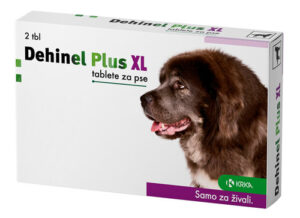 Dehinel Plus XL tablete za pse, 12 tablet