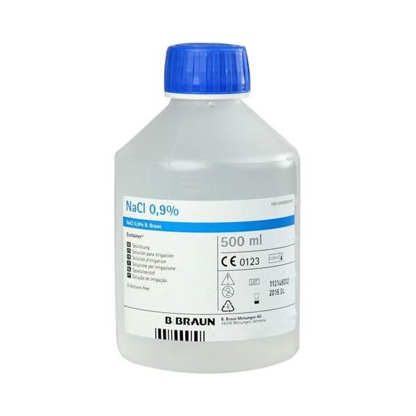 Fiziološka raztopina (0,9 % natrijev klorid), 500 ml Fiziološka raztopina (0,9 % natrijev klorid), 500 ml
