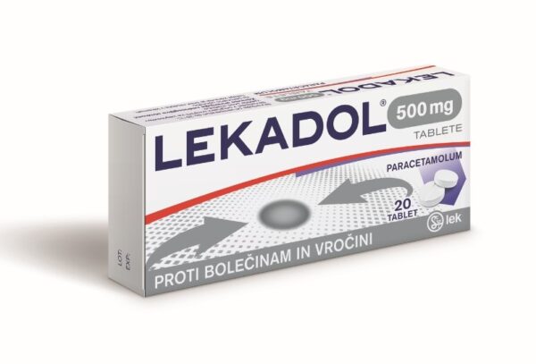 Lekadol 500 mg tablete, 20 tablet
