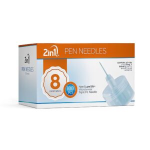 2in1 igle za inzulinske peresnike 31G (0,25x8 mm), 100 igel