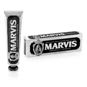 Marvis Amarelli Licorice Mint zobna pasta, 85 ml
