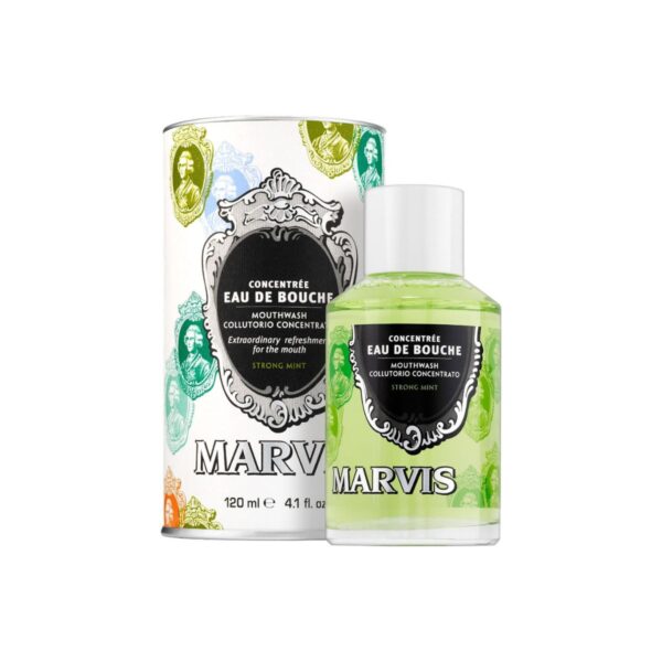 Marvis Strong Mint ustna vodica, 120 ml Marvis Strong Mint ustna vodica, 120 ml