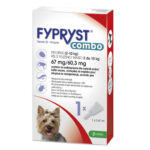 Fypryst Combo 67 mg/ 60,3 mg kožni nanos, raztopina za majhne pse, 1 pipeta Fypryst Combo 67 mg/ 60,3 mg kožni nanos, raztopina za majhne pse, 1 pipeta
