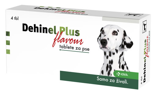 Dehinel Plus Flavour tablete za pse, 4 tablete Dehinel Plus Flavour tablete za pse, 4 tablete