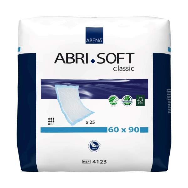 Abri Soft Classic posteljna podloga (60 x 90 cm), 25 podlog Abri Soft Classic posteljna podloga (60 x 90 cm), 25 podlog
