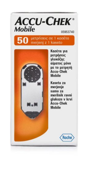 Accu-Chek Mobile, testni trak v kaseti za 50 testov Accu-Chek Mobile, testni trak v kaseti za 50 testov
