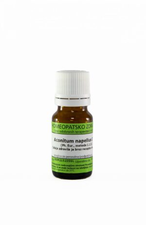 Aconitum napellus C200 homeopatske kroglice, 10 g
