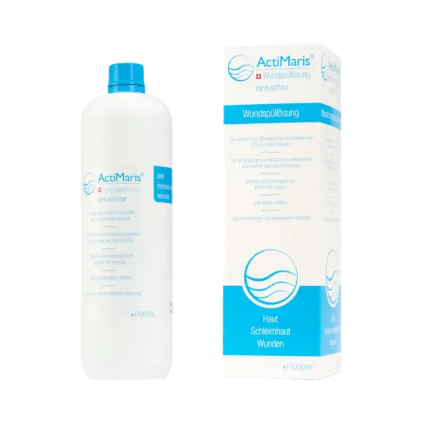 ActiMaris sensitiv raztopina za izpiranje ran, 1000 ml ActiMaris sensitiv raztopina za izpiranje ran, 1000 ml