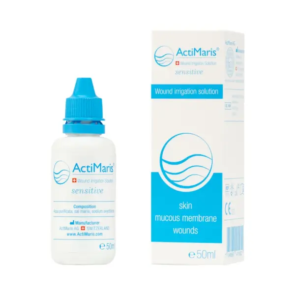 ActiMaris sensitiv raztopina za izpiranje ran, 50 ml ActiMaris sensitiv raztopina za izpiranje ran, 50 ml