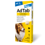 AdTab 900 mg žvečljive tablete za pse (> 22 - 45 kg), 1 tableta AdTab 900 mg žvečljive tablete za pse (> 22 - 45 kg), 1 tableta
