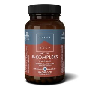 Terranova Aktivni B-kompleks s koencimi, 50 kapsul