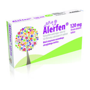 Alerfen 120 mg filmsko obložene tablete, 10 tablet Alerfen 120 mg filmsko obložene tablete, 10 tablet