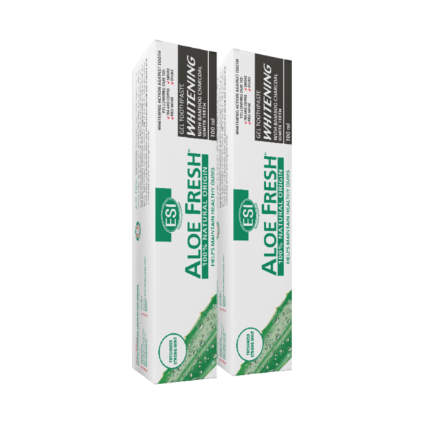 Esi Aloe Fresh belilna zobna pasta - paket  (2 x 100 ml)