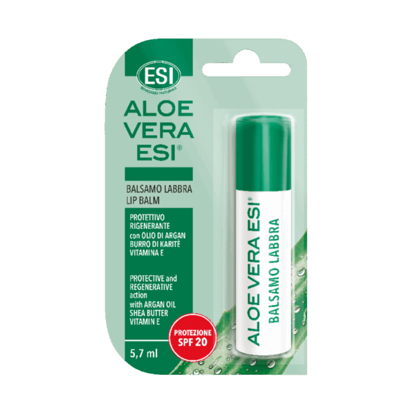 Esi Aloe vera balzam za ustnice ZF 20, 5,7 ml Esi Aloe vera balzam za ustnice ZF 20, 5,7 ml