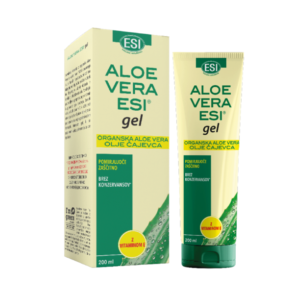 Esi Aloe vera gel z oljem čajevca in vitaminom E, 200 ml Esi Aloe vera gel z oljem čajevca in vitaminom E, 200 ml